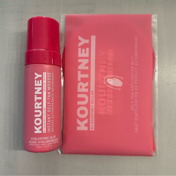 Kourtney Kellar Medium Instant Self-Tan Mousse with Application Mitt NWT - Picture 2 of 7